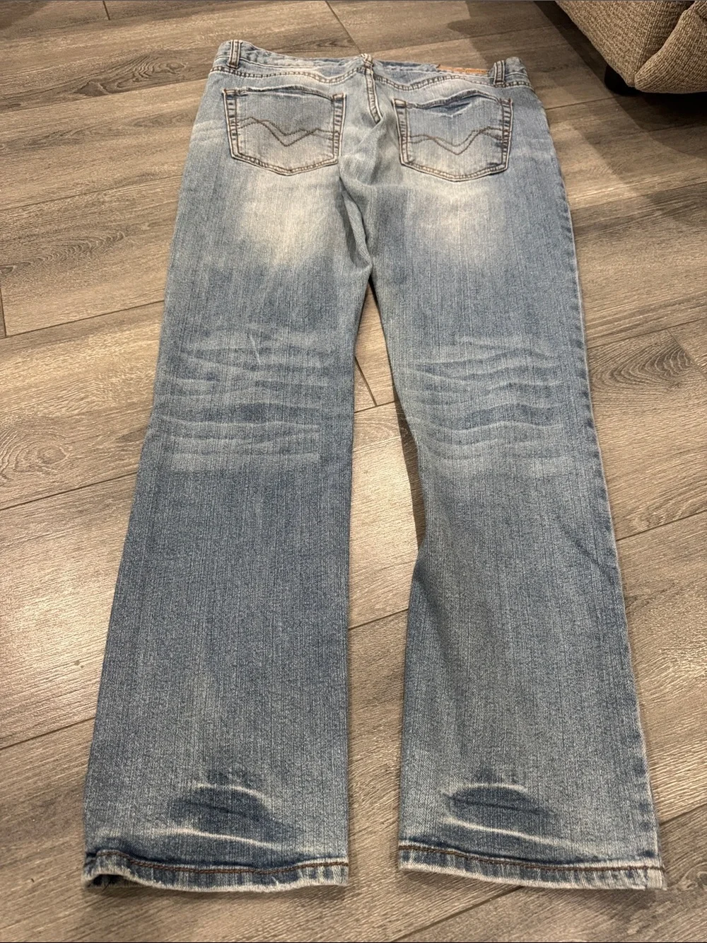 Carbon Light Blue Bootcut Jeans 34 x 32 super soft men’s